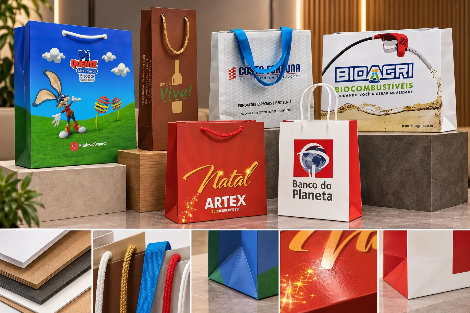 Portfólio de Sacolas Personalizadas