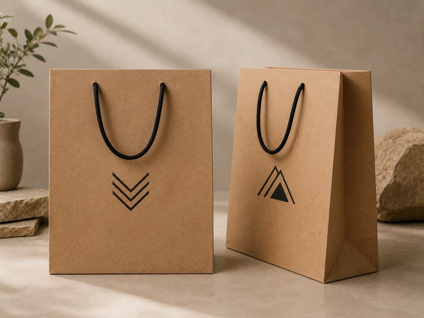 Sacolas de Papel Kraft Personalizadas