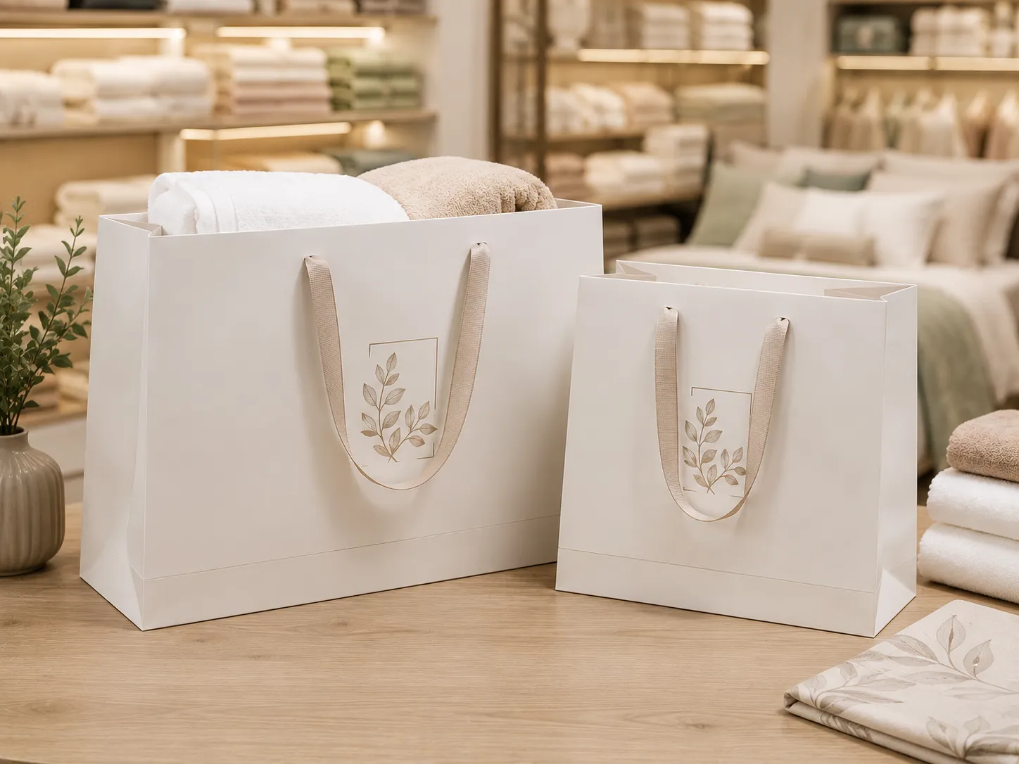 Sacolas Personalizadas para Cama, Mesa e Banho