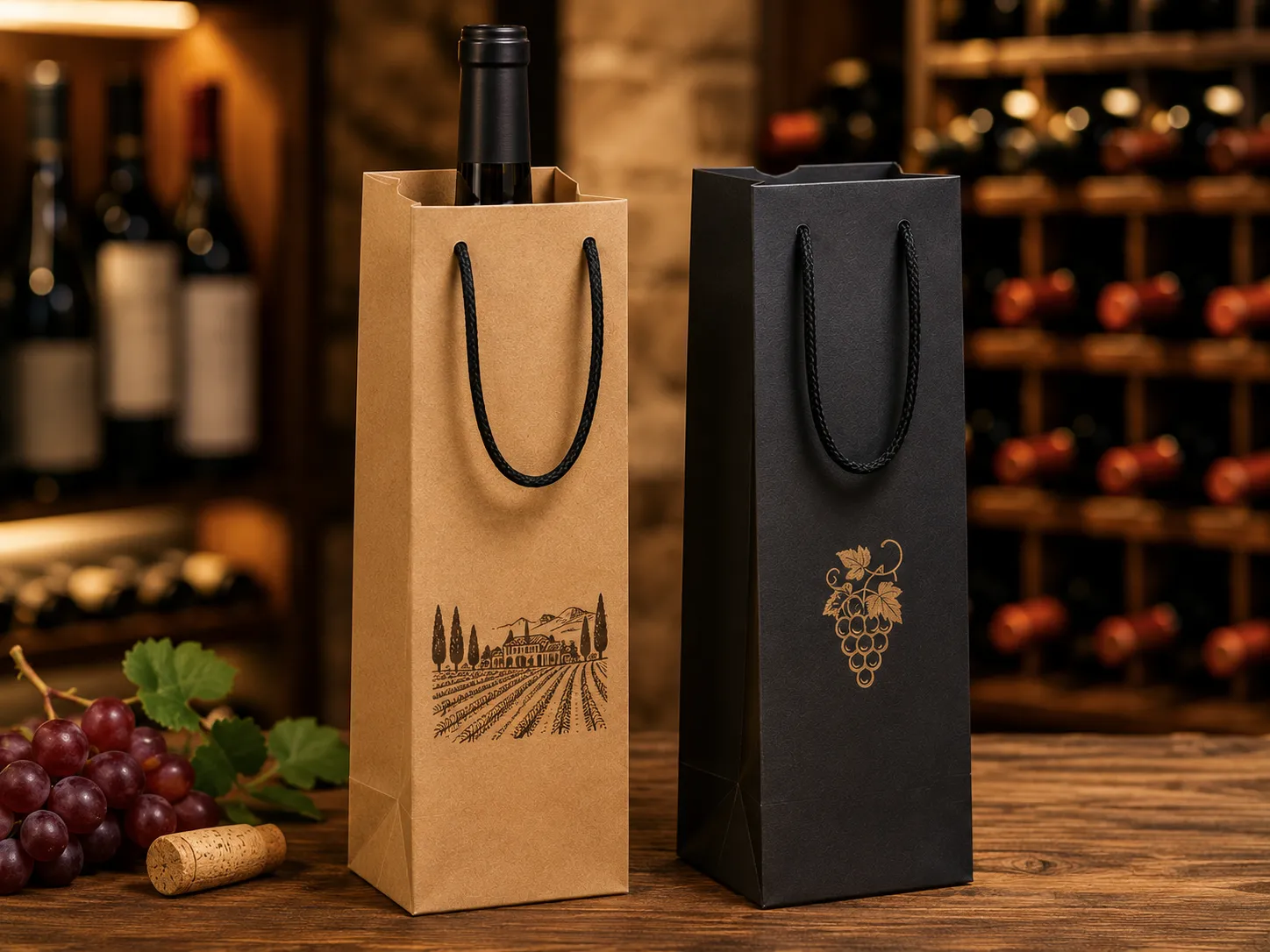 Sacolas Personalizadas para Vinícolas e Adegas
